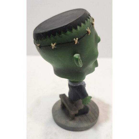 Vintage Frankenstein Monster Goofy Smile Ceramic Bobblehead Nodder Figurine - Picture 7 of 11